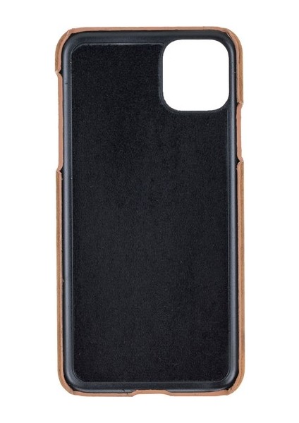 Ultimate Jacket Deri Telefon Kılıfı iPhone 11 Pro Max G2 Kahve modelleri