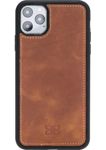 Fxc Deri Telefon Kılıfı iPhone 11 Pro Max TN11 Taba