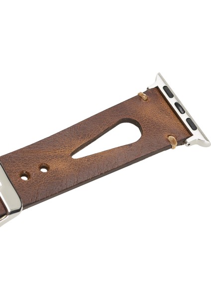 Apple Watch Uyumlu Deri Kordon Ba2 42-44MM TN11EF Taba modelleri