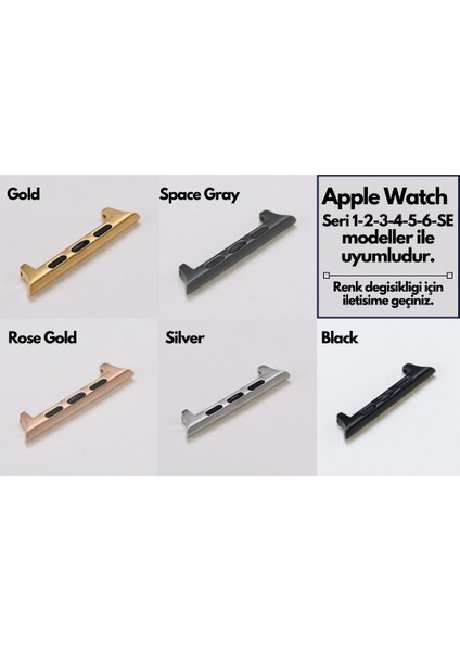Apple Watch Uyumlu Deri Kordon 42-44MM G2 Kahverengi