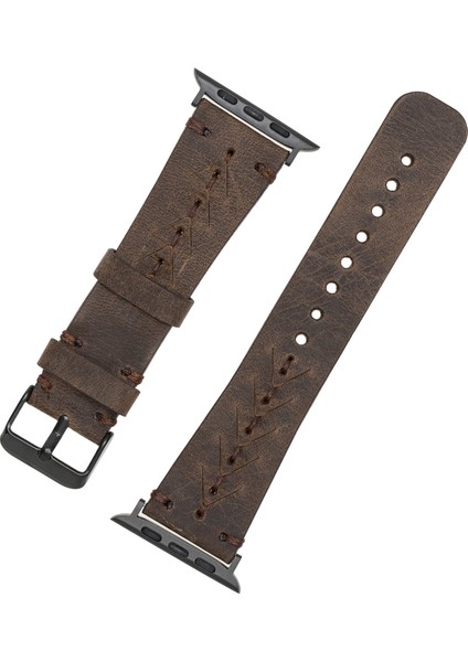 Apple Watch Uyumlu Deri Kordon 42-44MM G6 Boras