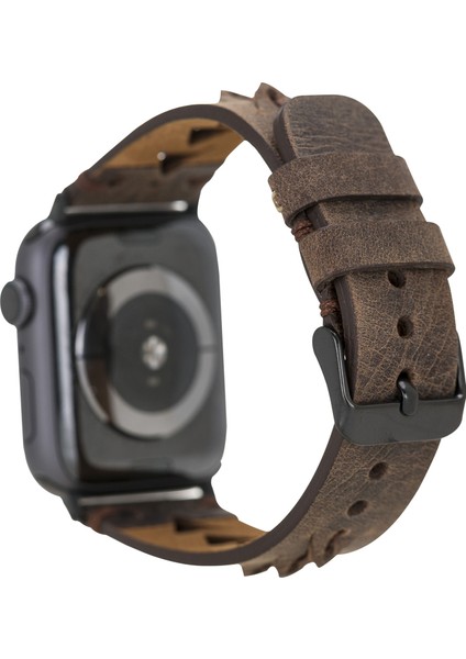 Apple Watch Uyumlu Deri Kordon 42-44MM G6 Boras modelleri