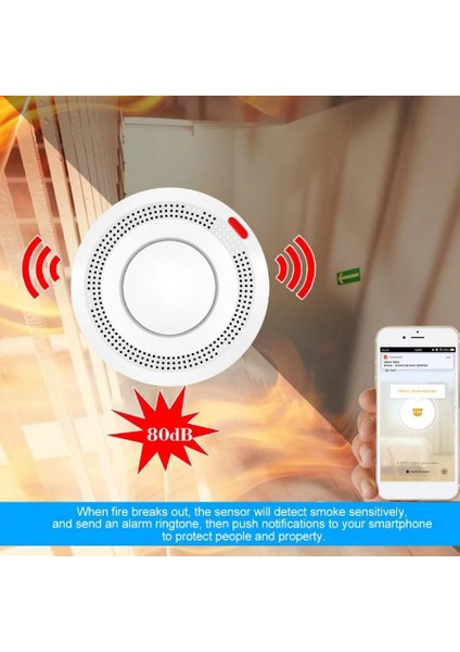 smart Wifi Akıllı Duman Dedektör Sensörü fırsatları