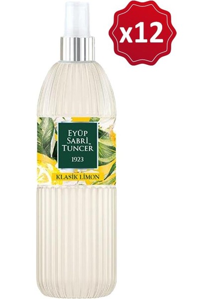 Klasik Limon Sprey Kolonya 150 ml x 12