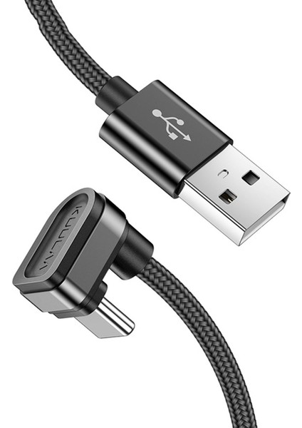 USB C Kablosu 480 Mbps C Cihazları Için Uyumlu Siyah 1 M (Yurt Dışından)