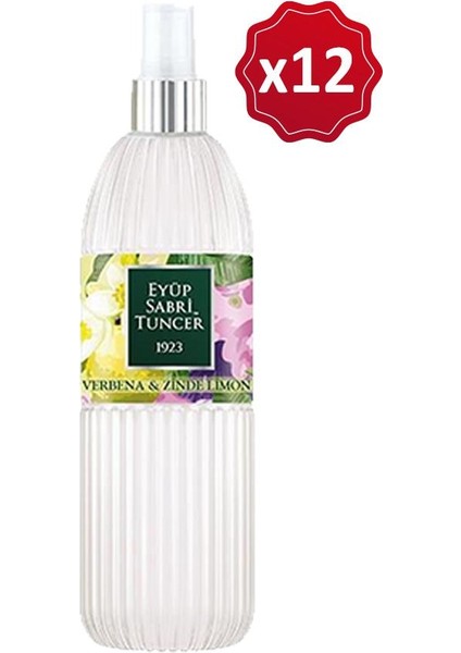Verbena & Zinde Limon Kolonyası Sprey 150 ml x 12
