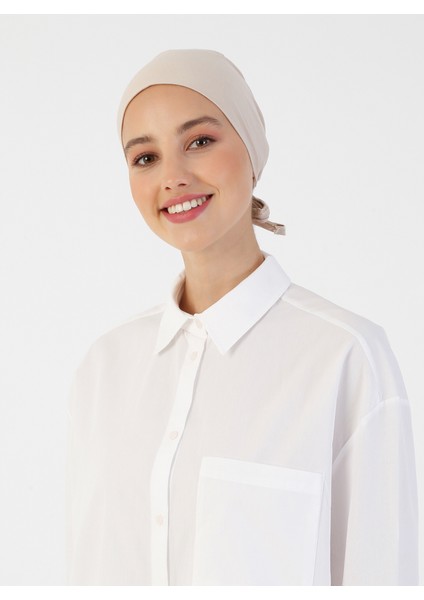 Pamuk Geniş Ebatlı Bone - Açık Vizon - Ecardin fiyatları