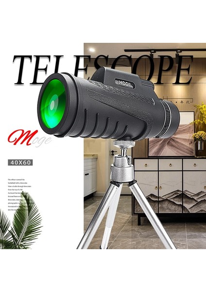 - Kamp Turizmi Için Gece Görüş Güçlü Monoküler Teleskop Lens Uzun Menzilli Prizmatik Profesyonel Kapsam Optik