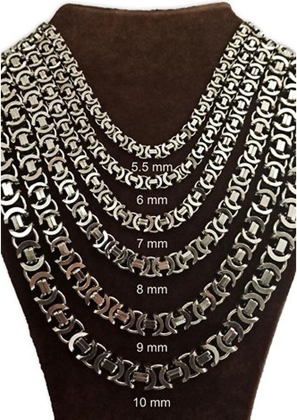 10MM Euro Kral Gümüş Erkek Kolye Zincir Oksitli Model Gkleurokral-Syh fiyatları