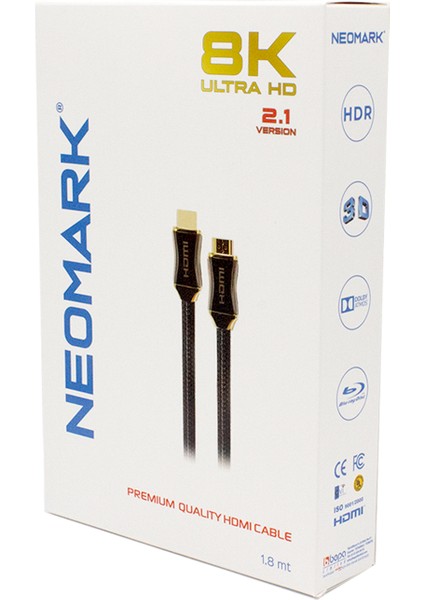 2.1V 8k  HDMI Kablo