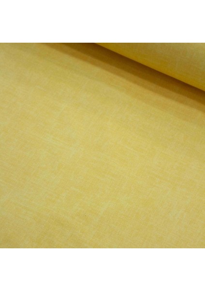 Açık Sarı Dokuma Desen Nevresimlik Poplin Kumaş