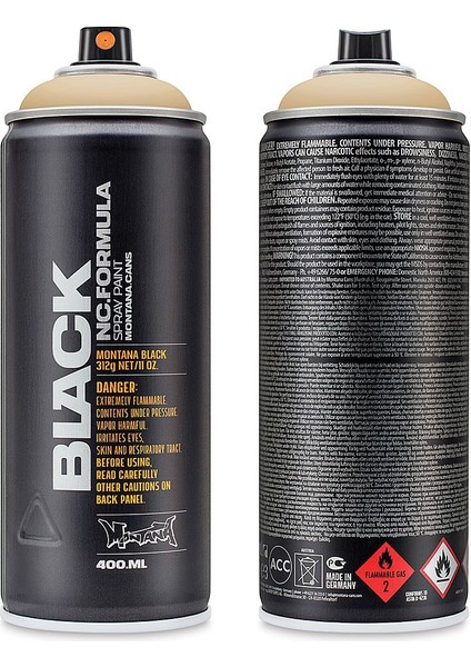 Black : Akrilik Sprey Boya : 400 ml : Beige BLK8020