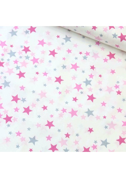 Pembe Yıldız Takımı Poplin Kumaş