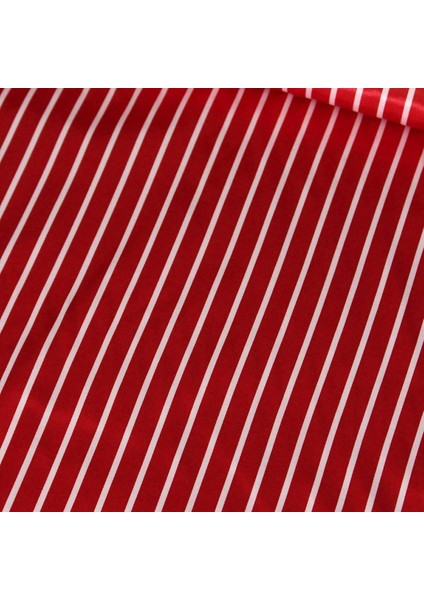 Kırmızı Beyaz Çigili Kutnu Kumaş