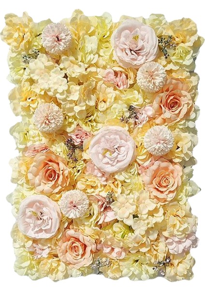 Yapay Ipek Çiçekler Duvar Paneli (Yurt Dışından)