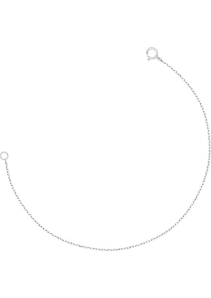 Gümüş 15 cm Kolye Ek Zinciri
