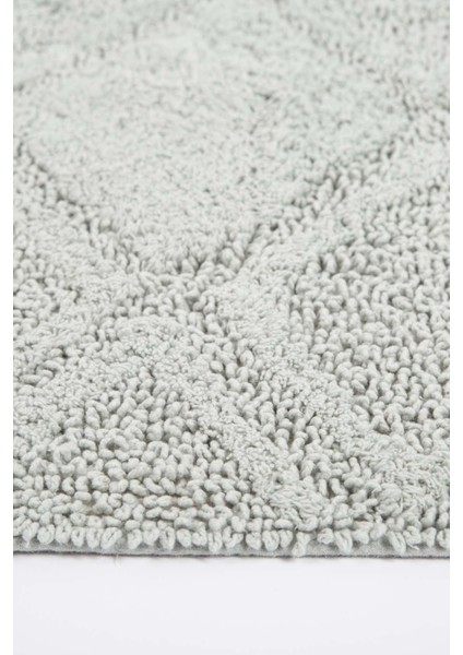 Maxi Tekli Banyo Paspası %100 Pamuk 70x110 Yeşil