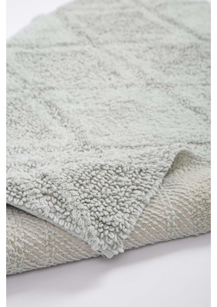Maxi Tekli Banyo Paspası %100 Pamuk 70x110 Yeşil