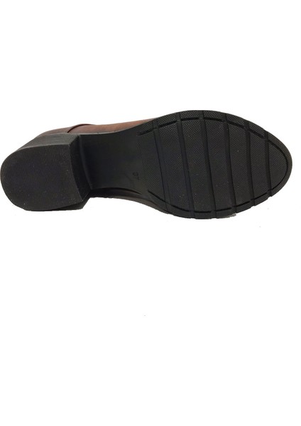 211-21 Deri Fermuarlı Kadın Bot modelleri