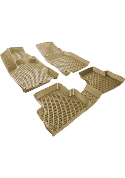 Nissan Qashqai 2007-2013 Paspas Bej 3D Havuzlu Tam Uyumlu