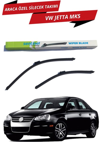 Volkswagen Jetta Mk5 Sentinel Ön Silecek Takımı Sağ ve Sol