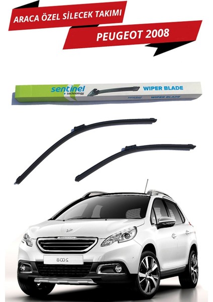 Peugeot 2008 Sentinel Ön Silecek Takımı Sağ ve Sol