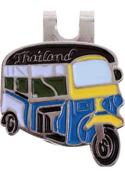 Sağlam Pedicab Desen Mıknatıs Şapka Visor Klip Golf Topu Marker Golf Aksesuar (Yurt Dışından) fiyatları