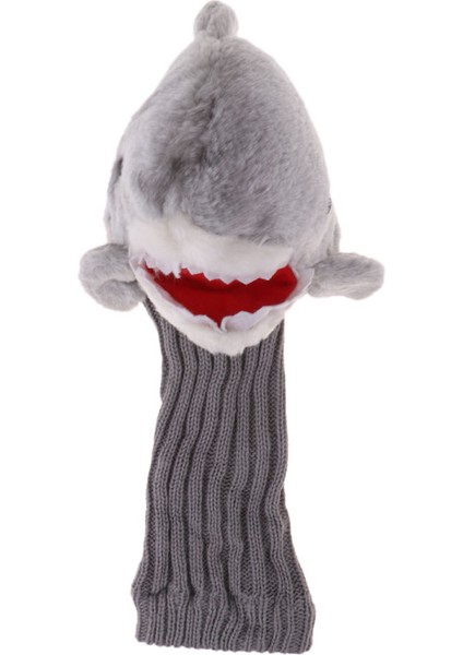 Uzun Boyun Gri Köpekbalığı Golf Kulübü Kafa Kapak Headcover Knit 460 cc Ahşap Sürücü Için (Yurt Dışından) fiyatları