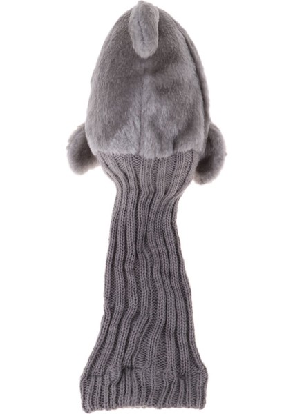 Uzun Boyun Gri Köpekbalığı Golf Kulübü Kafa Kapak Headcover Knit 460 cc Ahşap Sürücü Için (Yurt Dışından) fırsatları