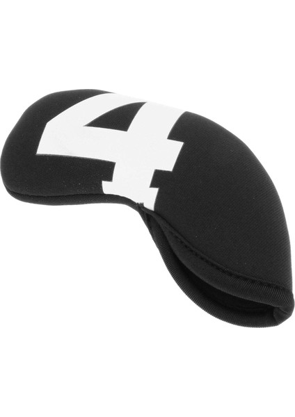 10 Adet Golf Demir Headcover Su Geçirmez Kafa Kapak Golfçü Koruma 4-9, A ~ 'li Siyah (Yurt Dışından) fırsatları
