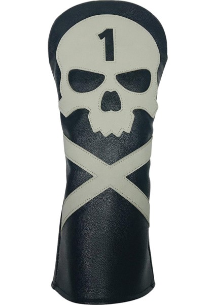 1'li Kafatası Golf Kafa Kapak Fairway Hibrid Sürücü Ahşap Kulübü Headcover Sleeve Guard No.1 (Yurt Dışından) fiyatları
