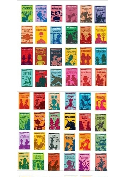 Dünya Çocuk Klasikleri 100 Temel Eser 72 Kitap Set Kısaltılmış Metin
