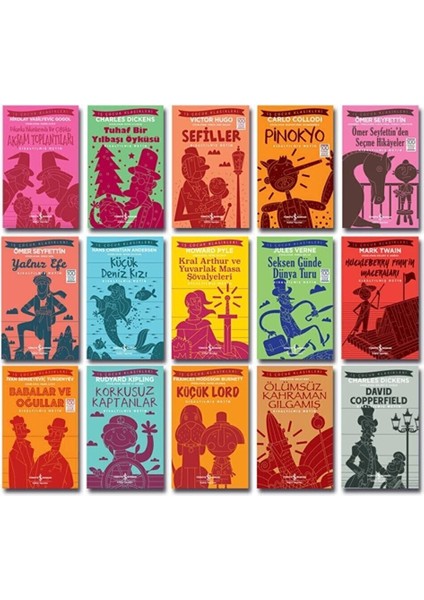 İlköğretim Dünya Çocuk Klasikleri Yüz Temel Eser 15 Kitap
