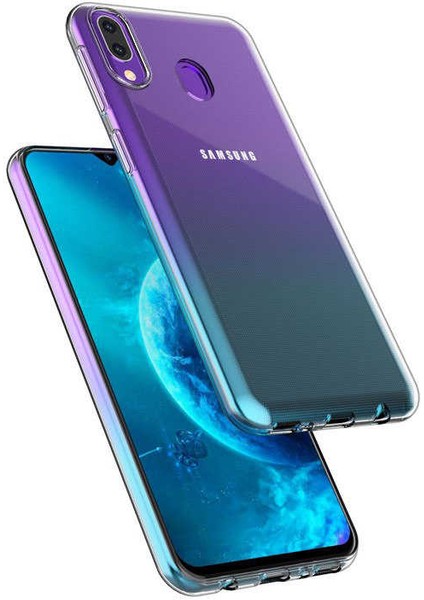 Galaxy M20 Kılıf Zore Ultra Ince Silikon Kapak 0.2 mm