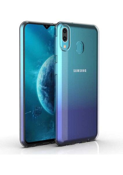 Galaxy M20 Kılıf Zore Ultra Ince Silikon Kapak 0.2 mm