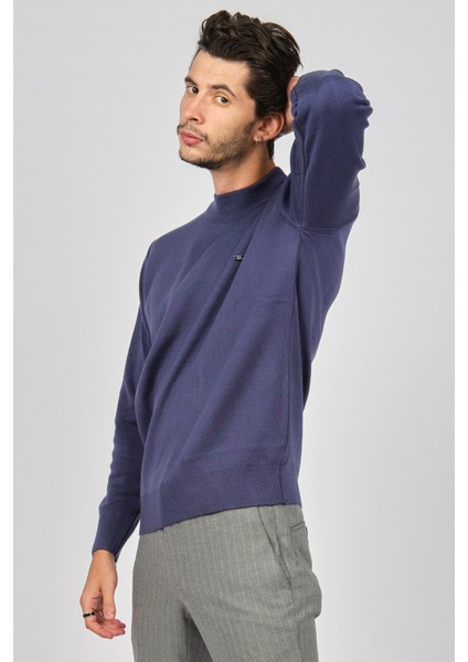 Erkek Yarım Balıkçı Kazak 6081215 Indigo