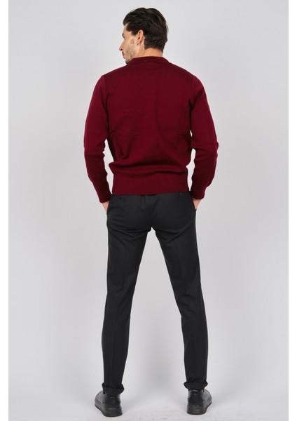 Erkek Polo Yaka Kazak 6081214 Bordo indirimleri