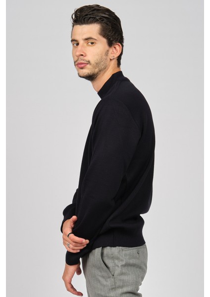 Erkek Yün Kazak 4538100 Lacivert modelleri