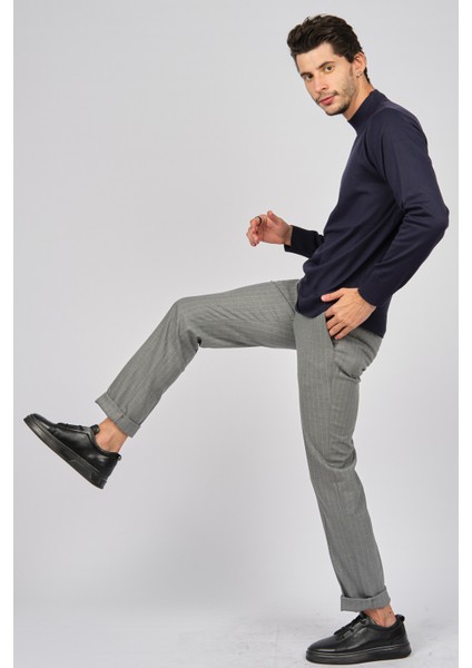 Erkek Yarım Balıkçı Yaka Yün Kazak 4530014 Lacivert fiyatları