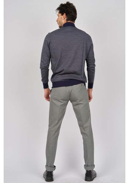 Erkek Baklava Desenli Yün Kazak 4537170 Lacivert fırsatları