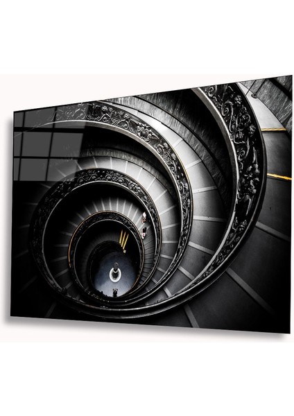 Dekorcumshop Geometrik Mimari Cam Tablo 4mm Dayanıklı Temperli Cam