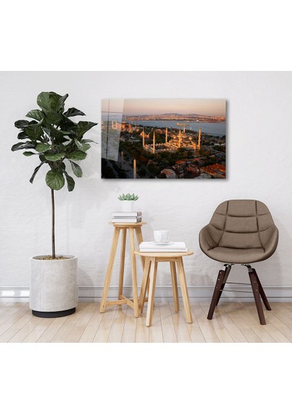 Dekorcumshop Istanbul Camii Manzara Cam Tablo 4mm Dayanıklı Temperli Cam fiyatları