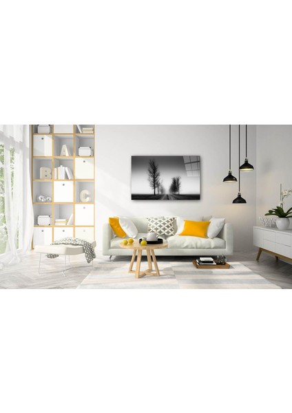 Dekorcumshop Ağaçlar Manzara Cam Tablo 4mm Dayanıklı Temperli Cam fiyatları