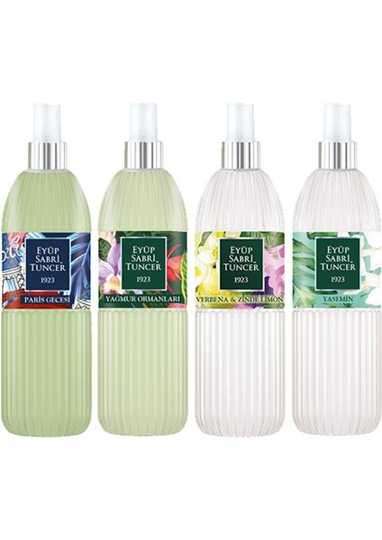 Kolonya Seti, Paris Gecesi, Verbena & Zinde, Yasemin,yağmur Ormanları 150 ml