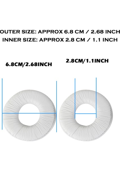 MDR-V150 V250 V300 V100 ZX110 Için Kulak Pedleri (Yurt Dışından)