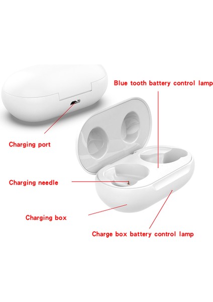 350MAH Şarj Kutusu + Tomurcukları + SM-R175 Bluetooth Için USB Kablosu (Yurt Dışından)