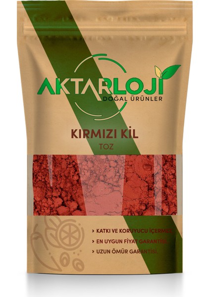 Cilt ve Yüz Maskesi Için Toz Kırmızı Kil 50 gr