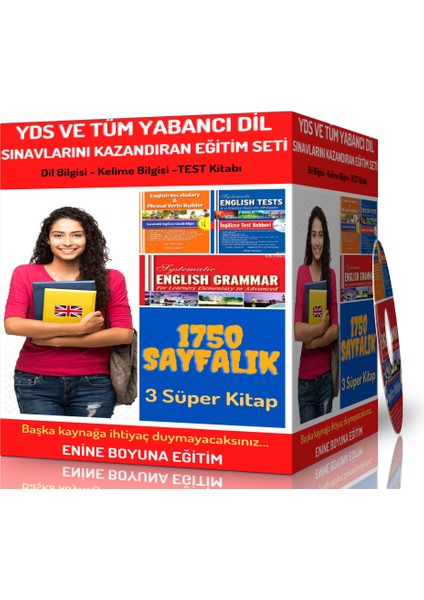 YDS ve Tüm Yabancı Dil Sınavlarını Kazandıran Eğitim Seti