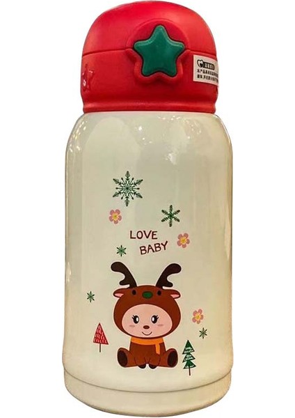Çocuk Meng Karikatür Noel Serisi Yalıtım Kupası (Yurt Dışından)