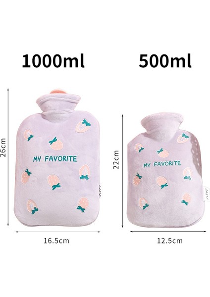 Karikatür Su Enjeksiyon Sıcak Su Şişesi 500 ml Kombinasyonu Iki Parçalı Set (Yurt Dışından) fiyatları